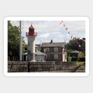 A View of Honfleur, France Sticker